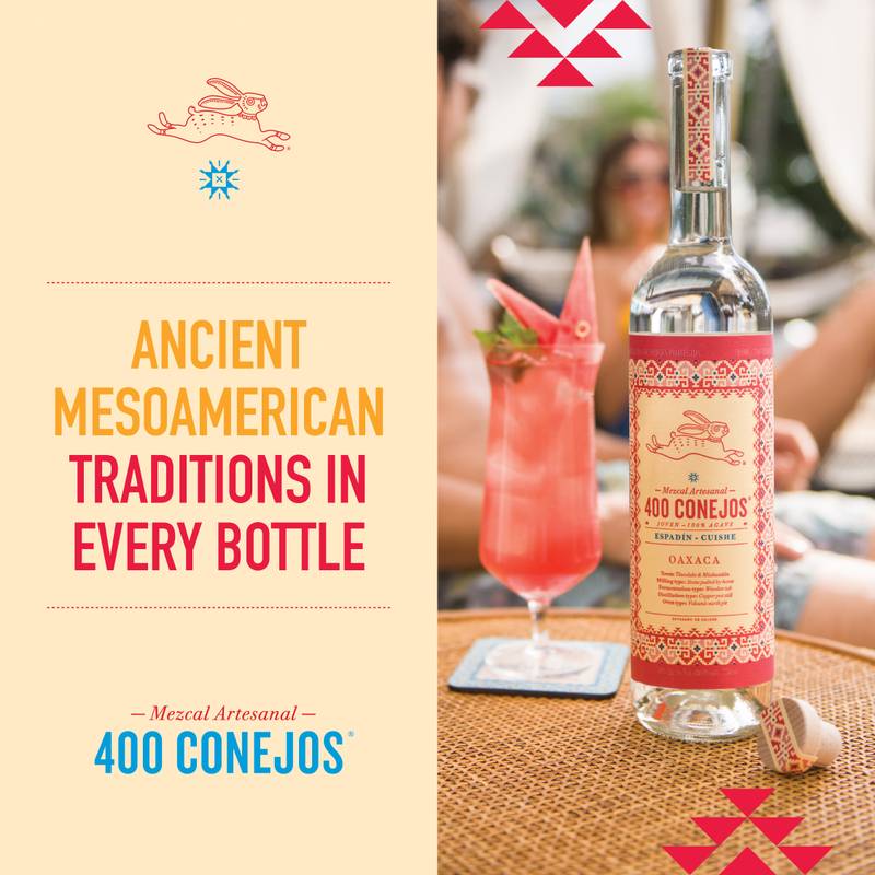 400 Conejos Cuishe Mezcal Joven 750ml (80 Proof) - 400 Conejos