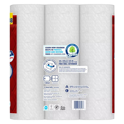 Charmin 12ct Ultra Strong Toilet Paper Mega Rolls