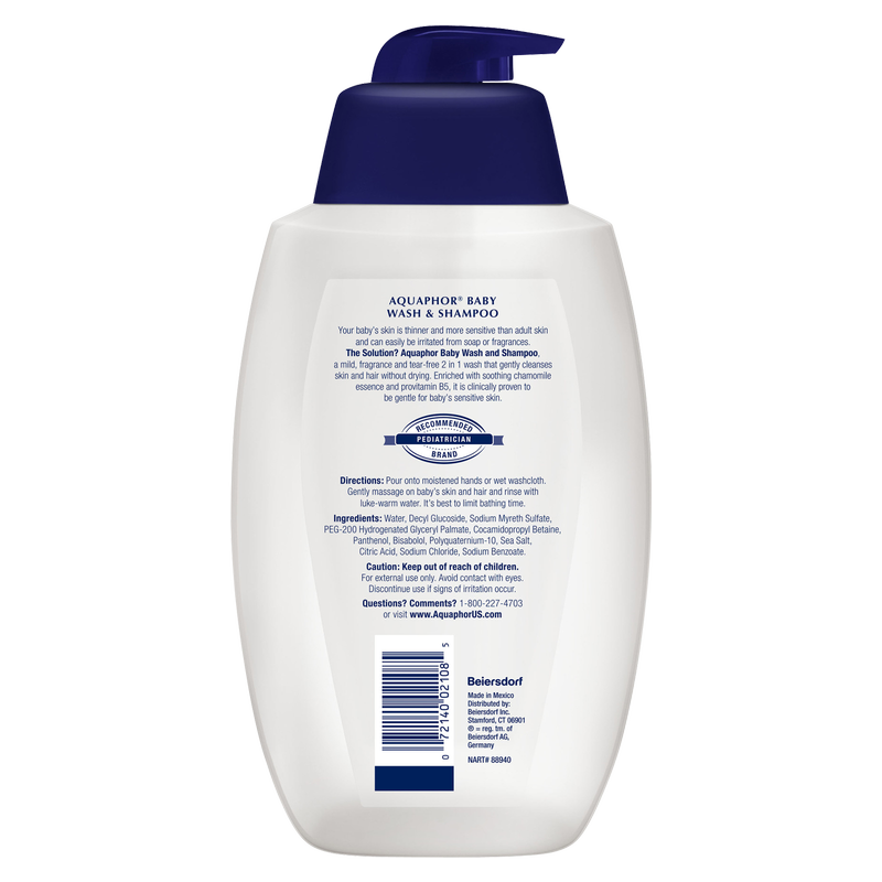 Aquaphor Baby Wash & Shampoo 25.4 fl oz