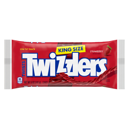 Twizzlers Strawberry Twists King Size 5oz