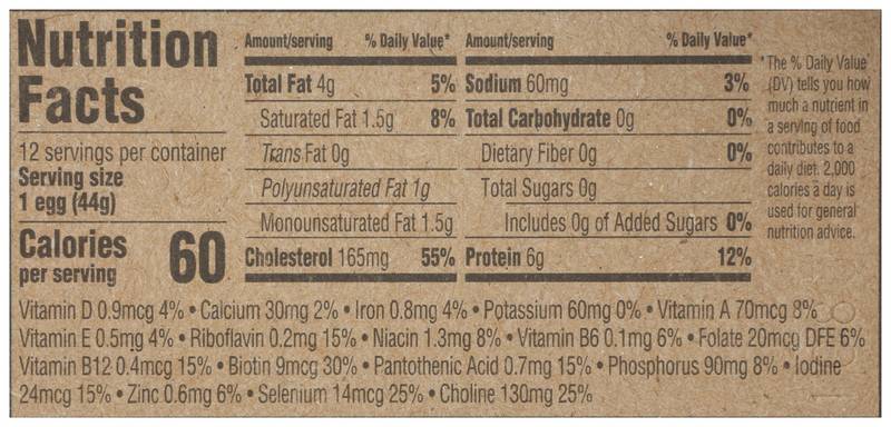 Happy Egg Free Range Eggs - 12ct