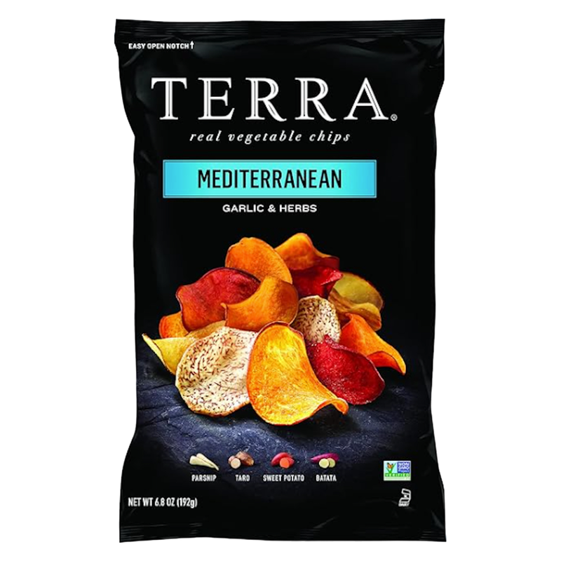 Terra Vegetable Chips  Mediterranean Garlic & Herbs 6.8oz