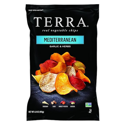 Terra Vegetable Chips  Mediterranean Garlic & Herbs 6.8oz