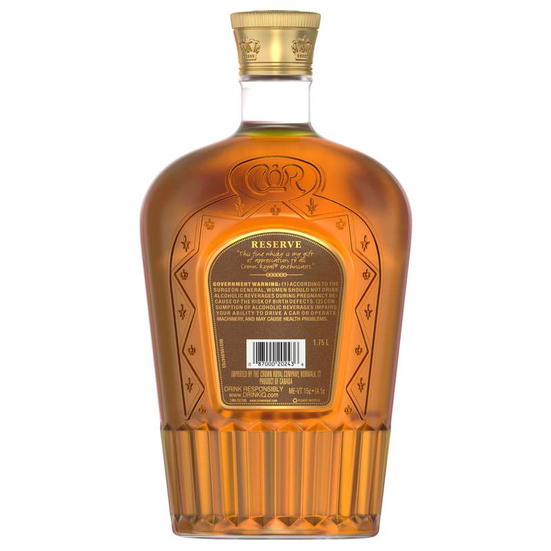 Crown Royal Reserve Blended Canadian Whisky, 1.75 L - Crown Royal