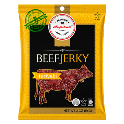 Aufschnitt Kosher Beef Jerky Teriyaki, 2oz