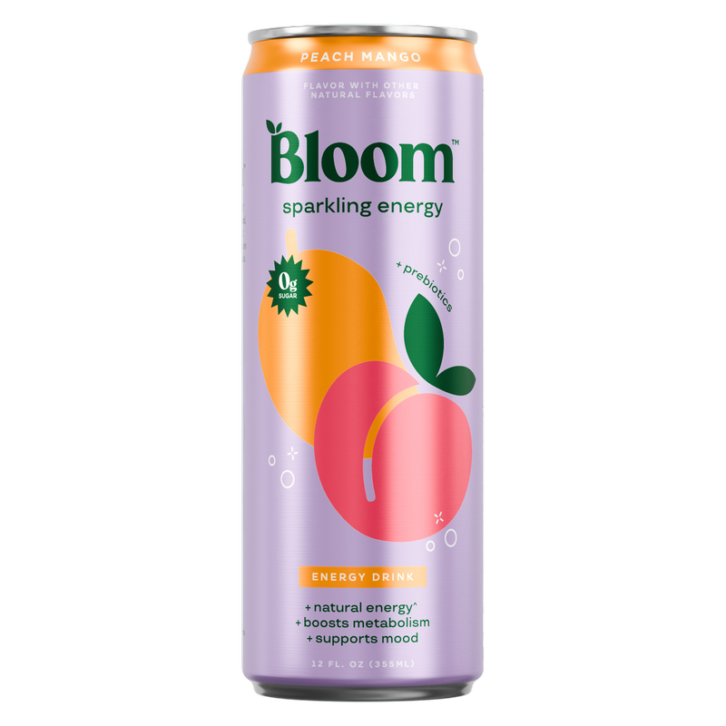 Bloom Energy Peach Mango 12oz Can