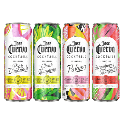 Jose Cuervo Sparkling Cocktail Variety Pack 8pk 12oz Can