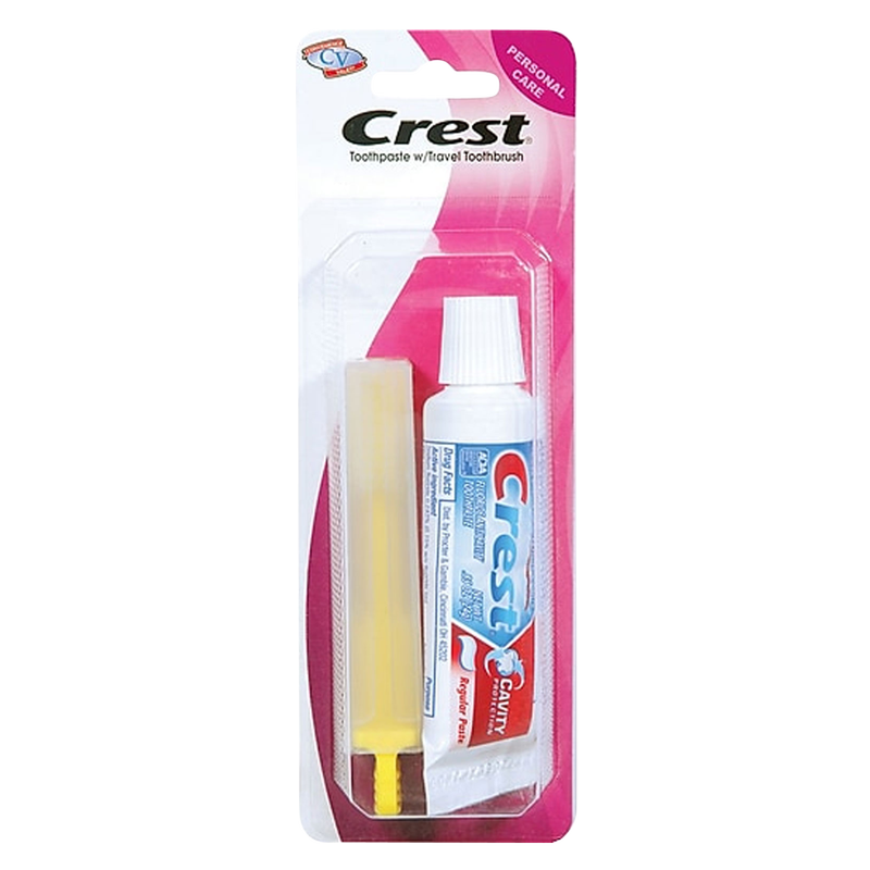 Travel Toothbrush & Toothpaste