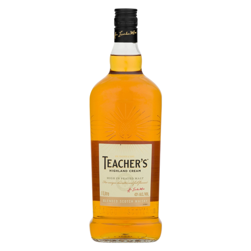 Teacher's Highland Cream Scotch Whisky 1L