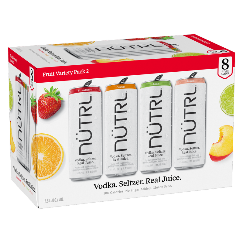 Nutrl Fruit Variety Pack 8pk 12oz Can
