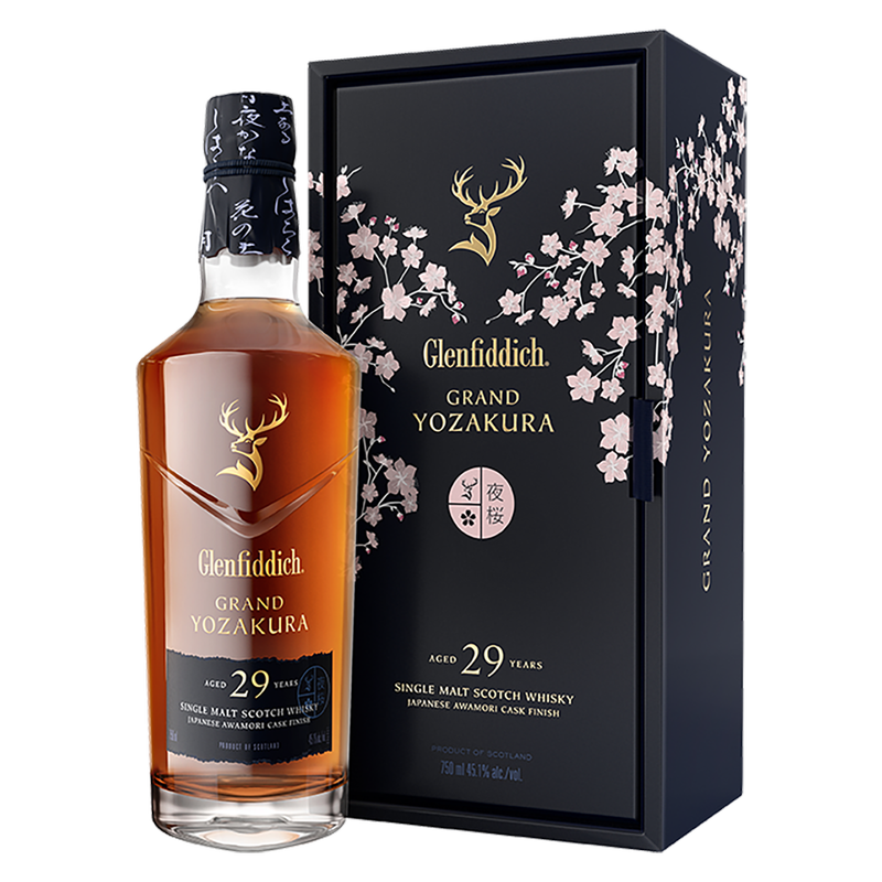 Glenfiddich Yozakura 29 Yr Single Malt Japanese Whiskey Glenfiddich Yozakura 29 Yr Single Malt Japanese Whiskey