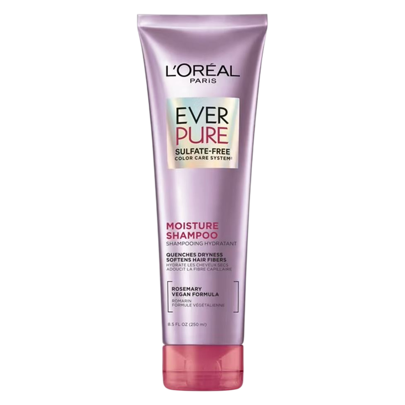 L'Oreal Paris EverPure Moisture Rosemary Oil Shampoo for Dry Hair, 8.5oz