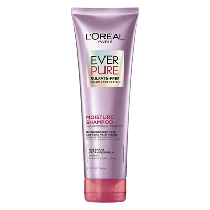 L'Oreal Paris EverPure Moisture Rosemary Oil Shampoo for Dry Hair, 8.5oz