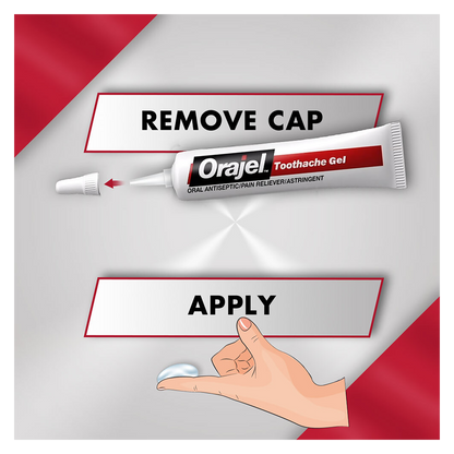 Orajel Dental Gel For Rapid Toothpain Relief Benzocaine 10% W/w Fast