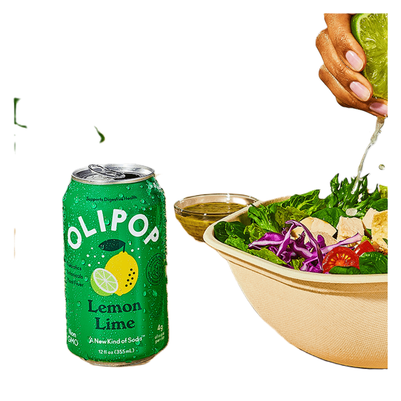 Olipop Lemon Lime 12oz Can