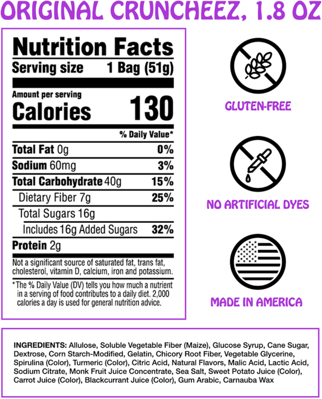 Rotten Gummy Cruncheez, Original, 1.8oz
