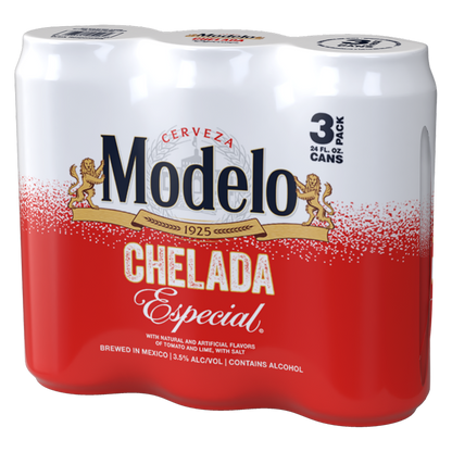 Modelo Chelada Especial 3pk 24oz Can 3.5% ABV