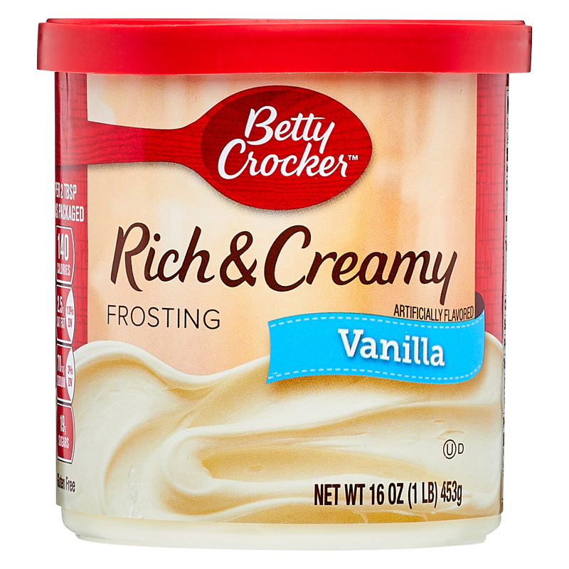 Betty Crocker Rich and Creamy Vanilla Frosting 16oz