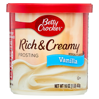 Betty Crocker Rich and Creamy Vanilla Frosting 16oz