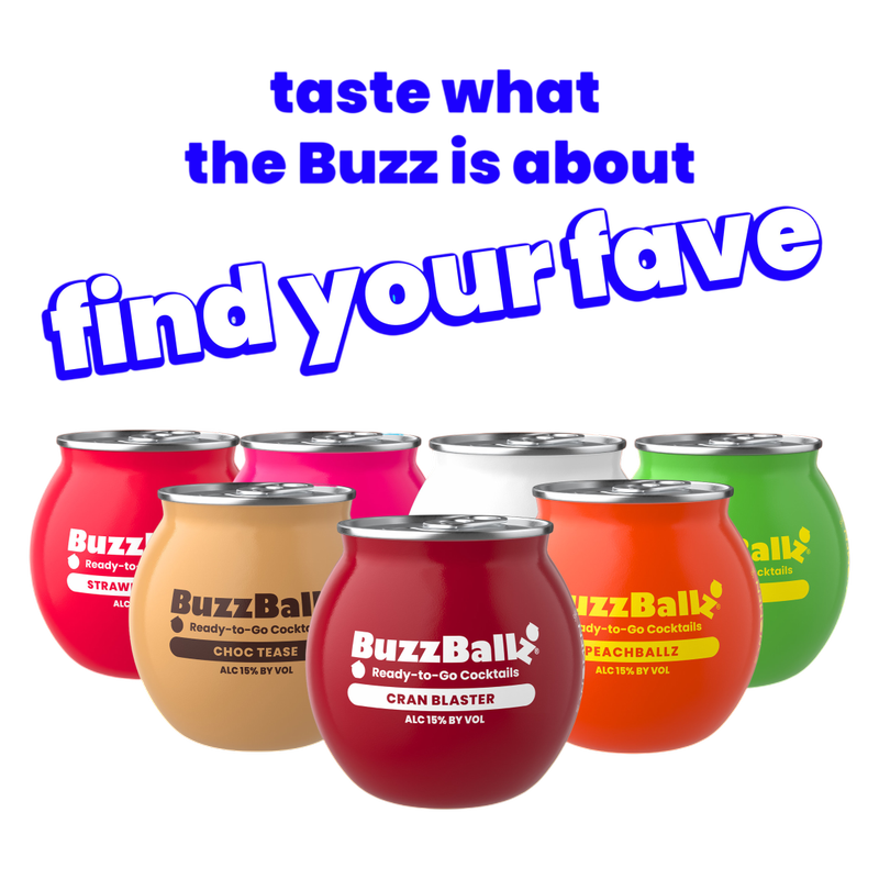Buzzballz Chillers Cranberry 187ml 15% ABV