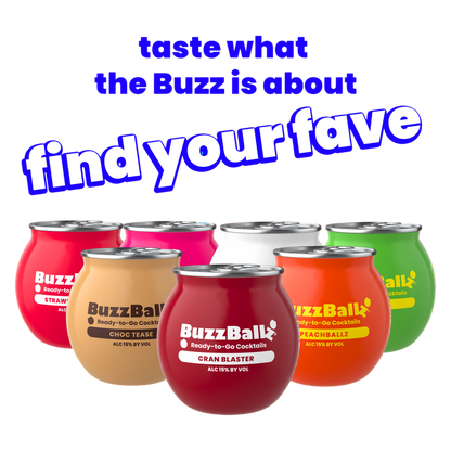 Buzzballz Chillers Cranberry 187ml 15% ABV