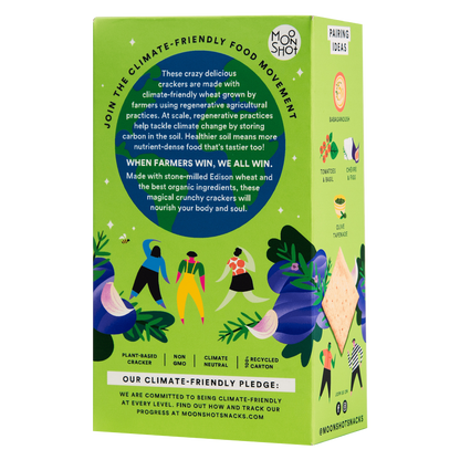 Moonshot Rosemary Garlic Crackers 4.4oz