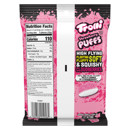 Trolli Strawberry Puffs, 4.25 oz