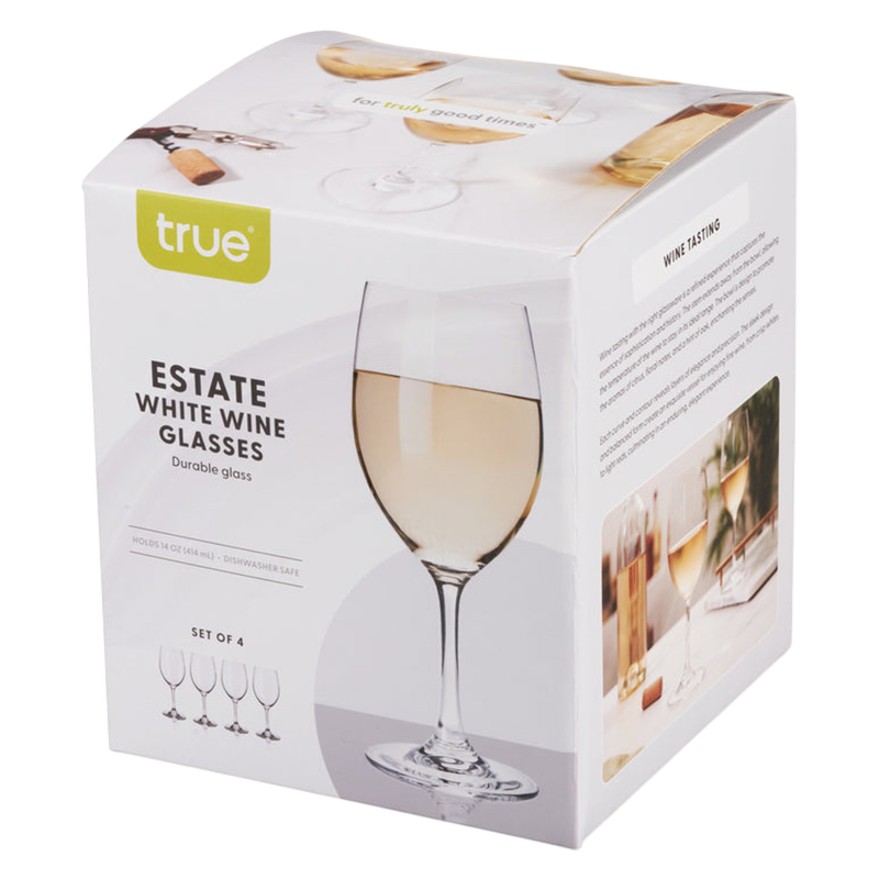 TRUE White Wine Stemmed 4pk