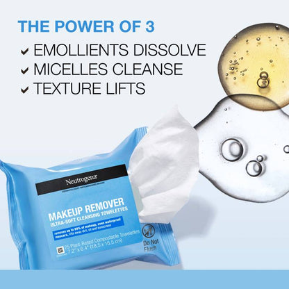 Neutrogena Makeup Remover Cleansing Towelettes 25ct 2pk