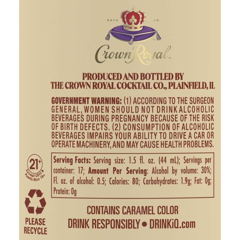 Crown Royal Salted Caramel Old Fasahioned