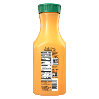 Simply Pulp Free Orange Juice 46oz Btl