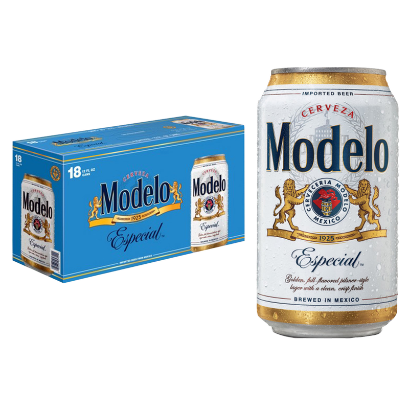 Modelo Especial 18pk 12oz Can 4.4% ABV - Modelo – BevMo!