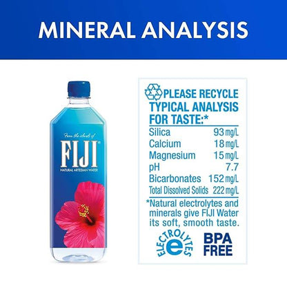 FIJI Natural Artesian Bottled Water 6pk 1L Btl