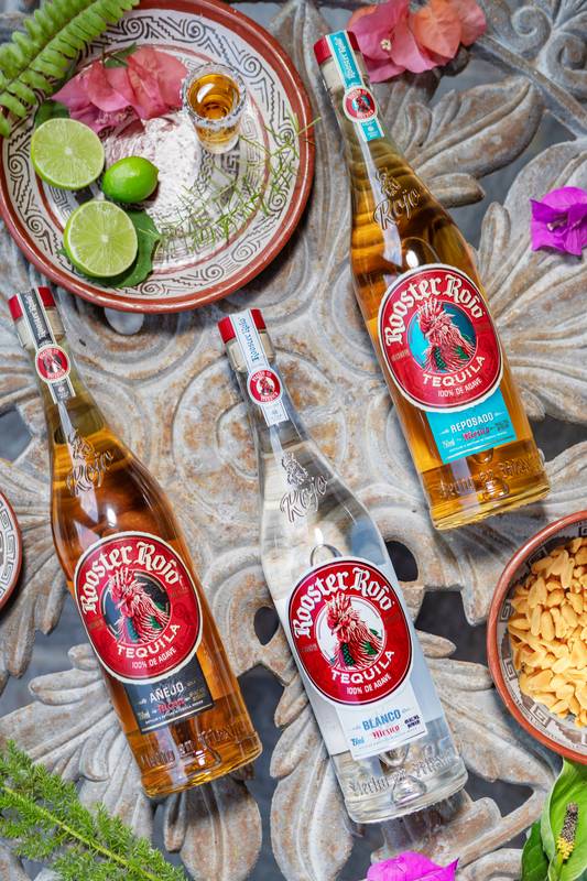 Rooster Rojo Blanco Tequila 750ml (80 Proof)