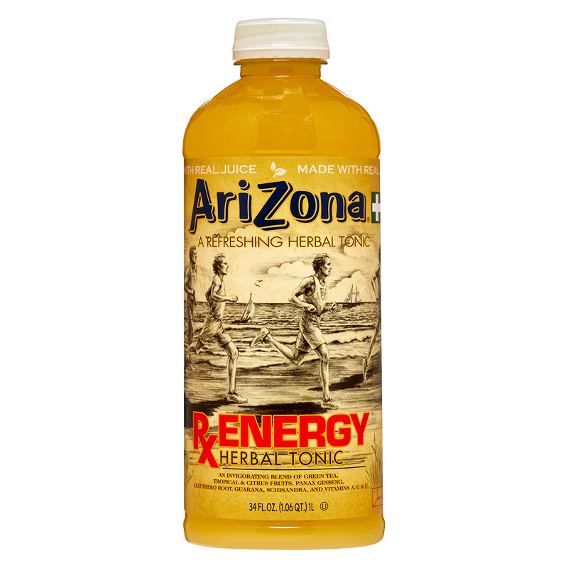 AriZona Rx Energy Tea 34oz Btl - Arizona – BevMo!