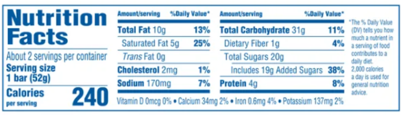 Butterfinger French Toast Candy Bar, 3.7oz