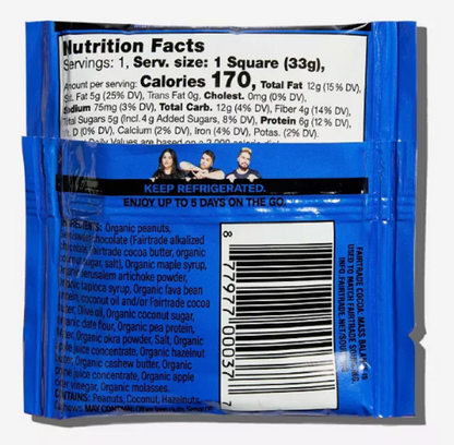 Mid-Day Squares Crunchy Peanut Functional Snack Bar, 1.03oz