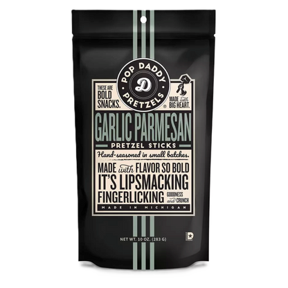 Pop Daddy Garlic Parmesan Pretzel Sticks 7.5 oz
