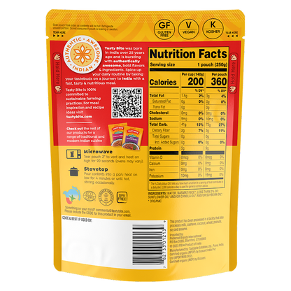Tasty Bite Organic Basmati Rice 8.8oz