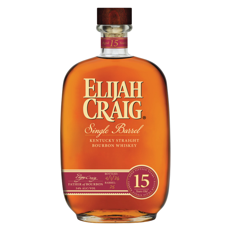Elijah Craig Single Barrel Bourbon 15 Year 750ml