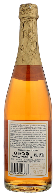 Martinelli's Sparkling Blush Single Btl Martinelli's – BevMo!