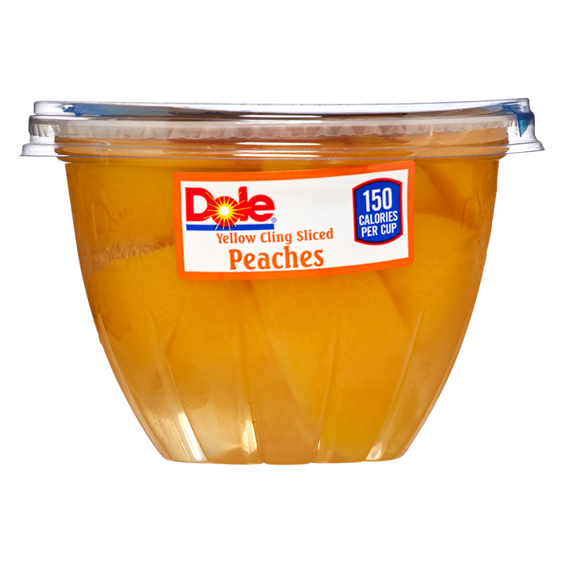 Dole Sliced Peaches in Light Syrup Cup 7oz