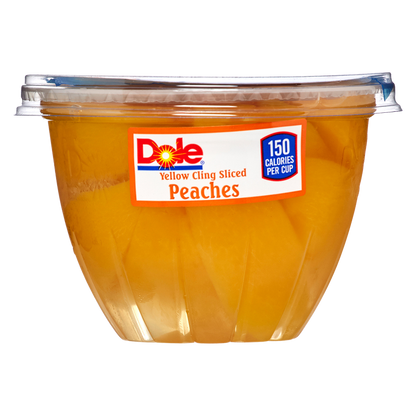 Dole Sliced Peaches in Light Syrup Cup 7oz