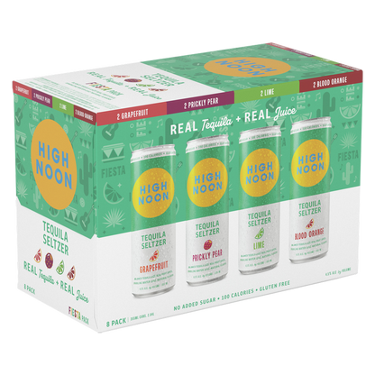 High Noon Tequila Fiesta Variety Pack 8pk 12oz Can 4.5% ABV