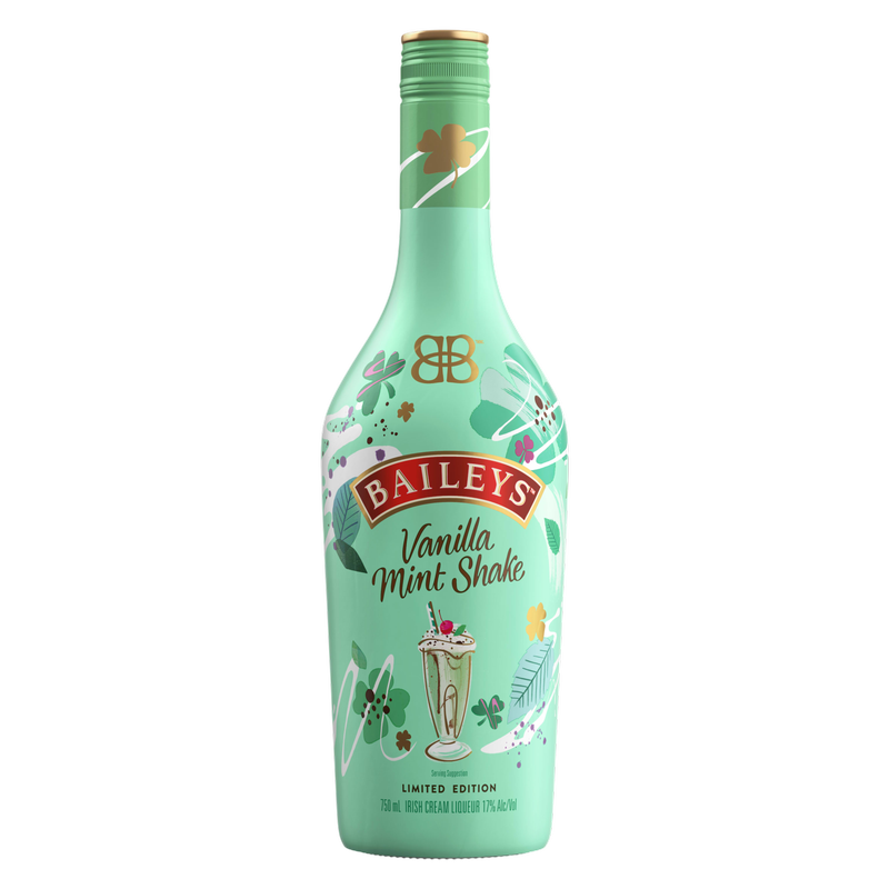 Baileys Vanilla Mint Shake Irish Cream Liqueur 750ml (34 Proof)