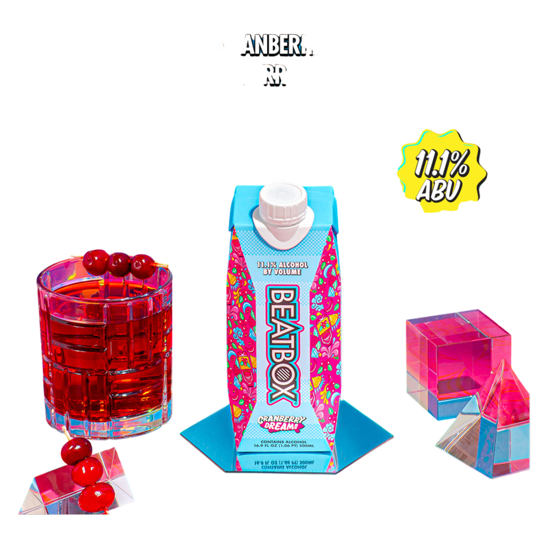 BeatBox Cranberry Dreams 500ml 11.1% ABV Wine Party Punch