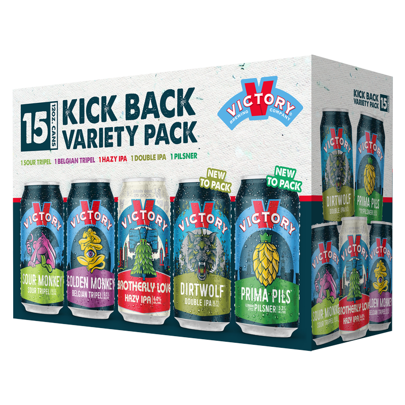 Victory Kickback Variety 15pk 12oz Can