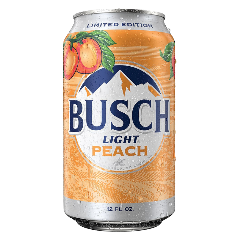 Busch Light Peach 30pk 12oz Can 4 1% ABV Busch Light BevMo Busch Light Peach 30pk 12oz Can 4 1% ABV Busch Light BevMo