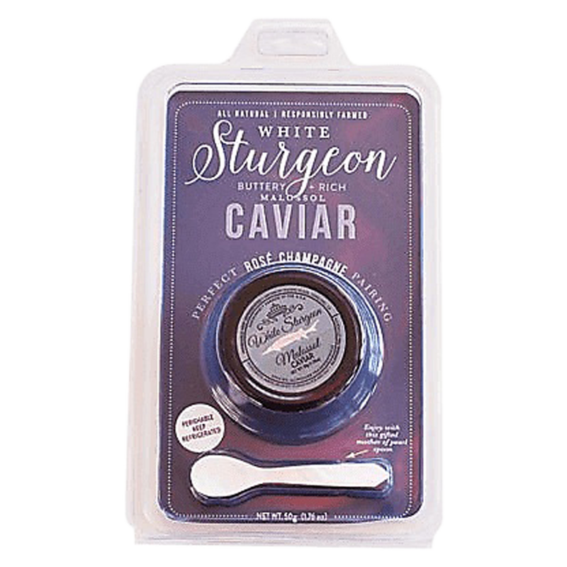 Fresh White Fish Roe Pacific Sturgeon Fish Roe Caviar Star Pacific White Sturgeon Caviar - 7 ...