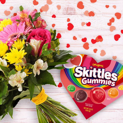 Skittles Original Gummies Heart Gift Box, 5.8oz